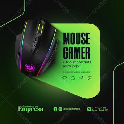 Mouse Gamer para jogos