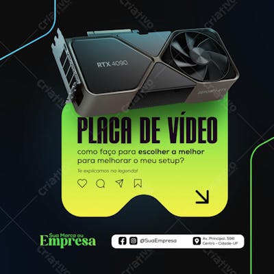 Placa de Vídeo para Setup
