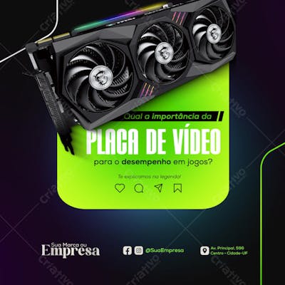 Placa de Vídeo para Setup