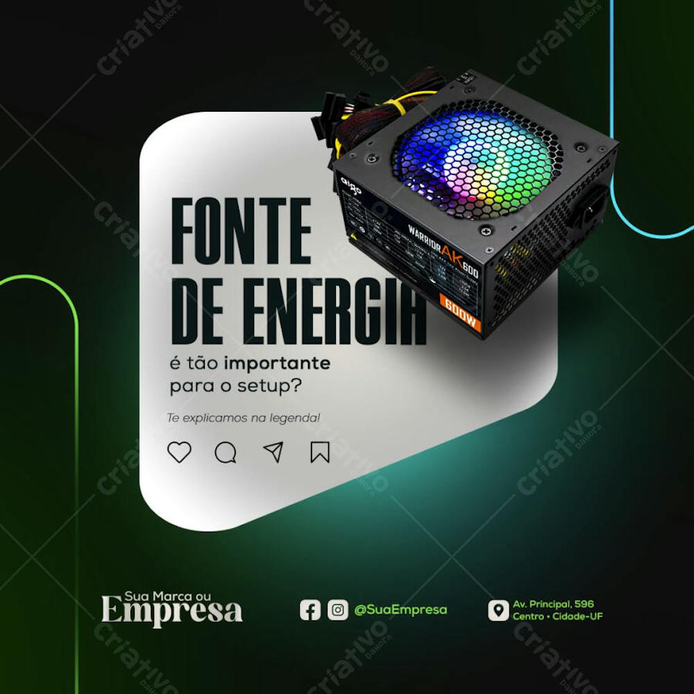 Fonte de Energia para o Setup
