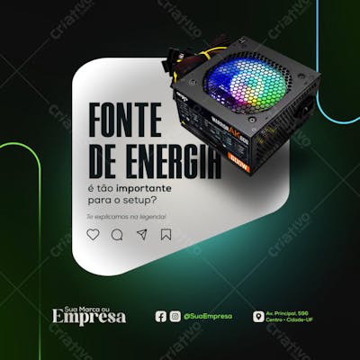 Fonte de Energia para o Setup