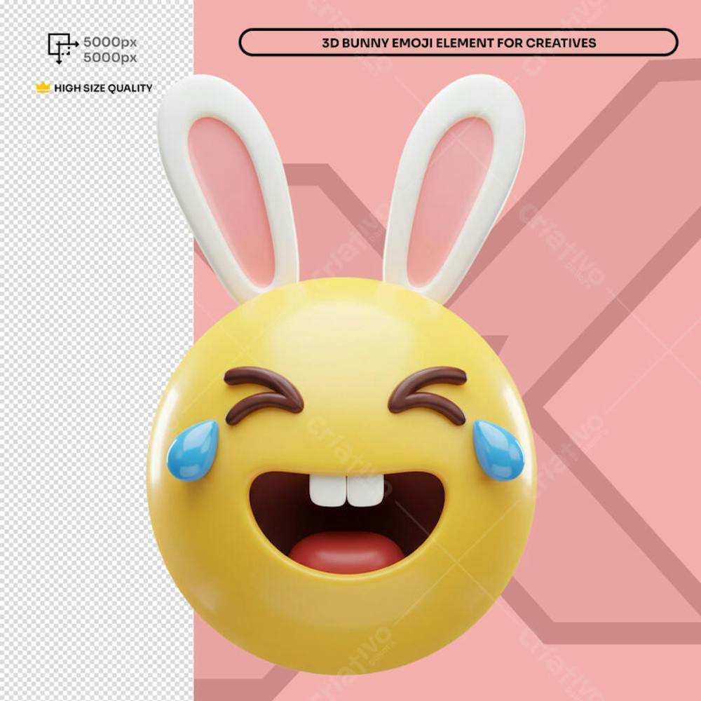 Emoji 3D de Páscoa