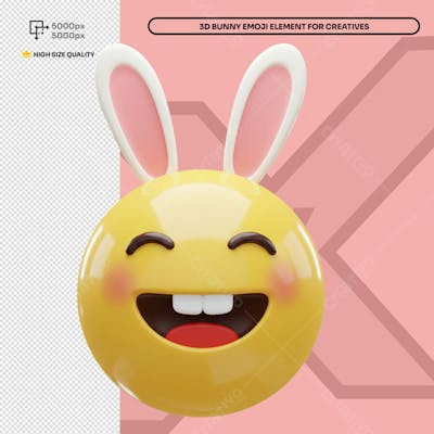 Emoji 3D de Páscoa