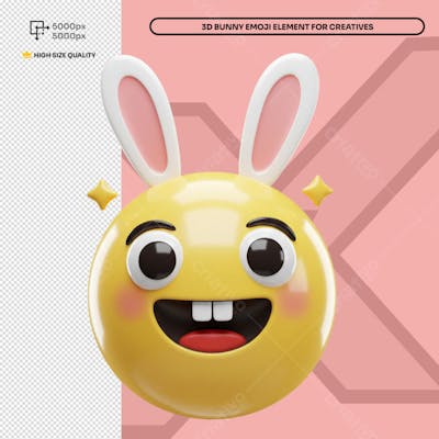 Emoji 3D de Páscoa