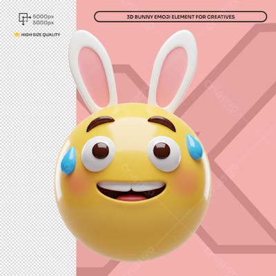 Emoji 3D de Páscoa