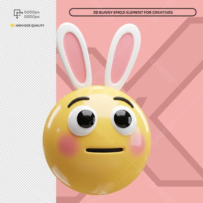 Emoji 3D de Páscoa