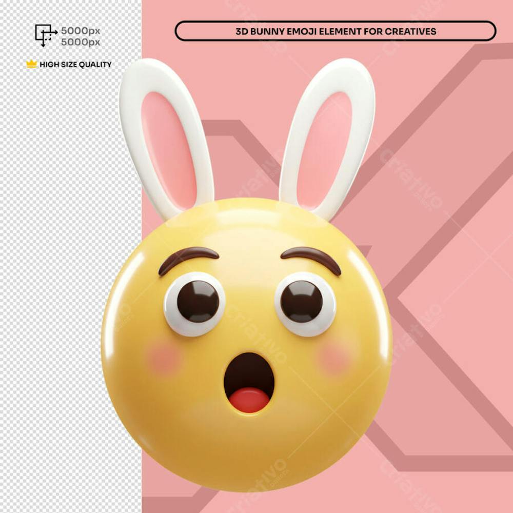 Emoji 3D de Páscoa