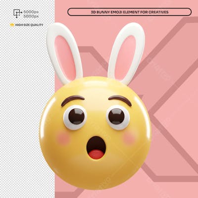 Emoji 3D de Páscoa