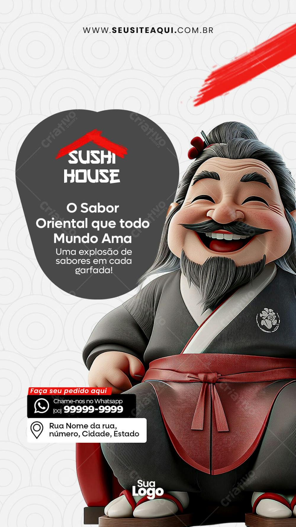 Story Comida Japonesa - Restaurante - Social Media