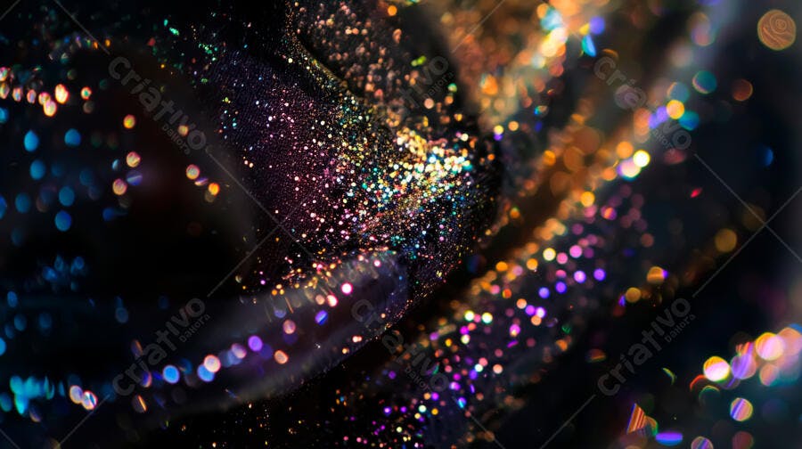 Brilho de Glitter Multicolorido