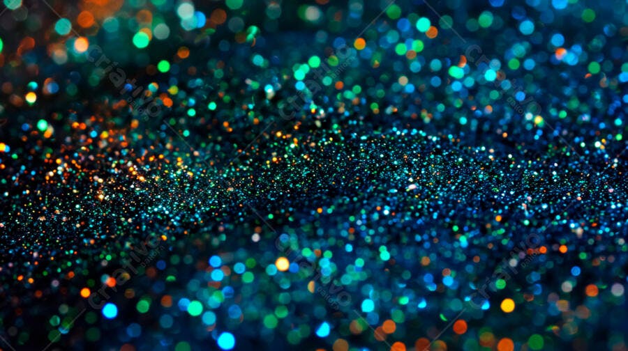 Brilho Azul e Verde Textura Glitter