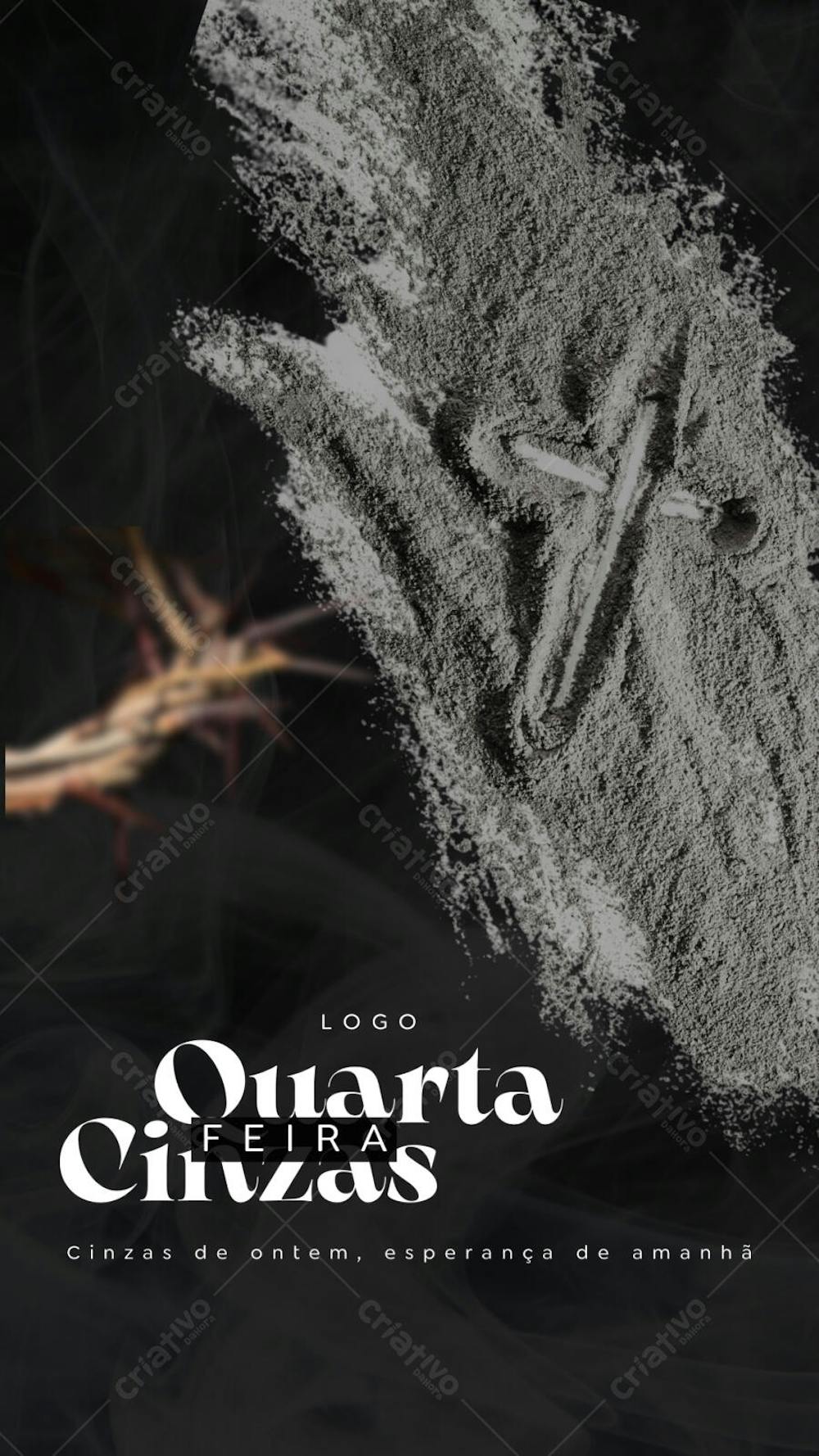 Story de quarta feira Cinzas 