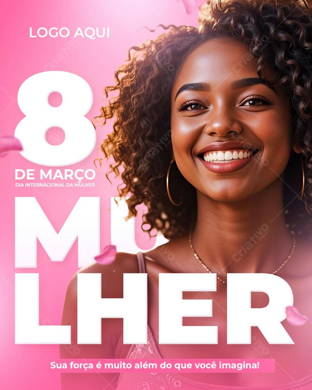Especial Dia da mulher Flyer PSD FEED