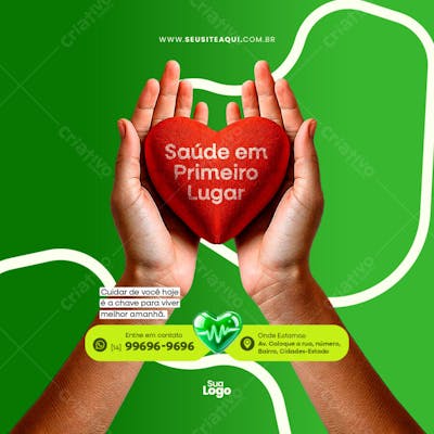 Feed Quadrado Clinica Médica - Social Media