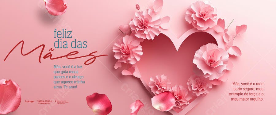 Banner Dia das Mães PSD Editável