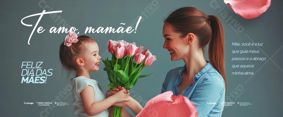Banner Dia das Mães PSD Editável