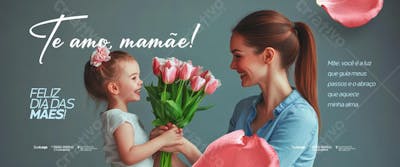 Social Media - Dia das Mães - Criado com IA