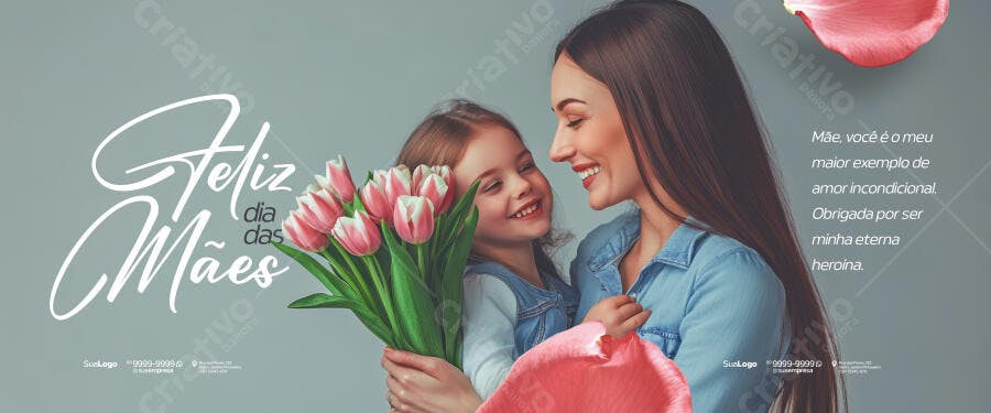 Banner Dia das Mães PSD Editável
