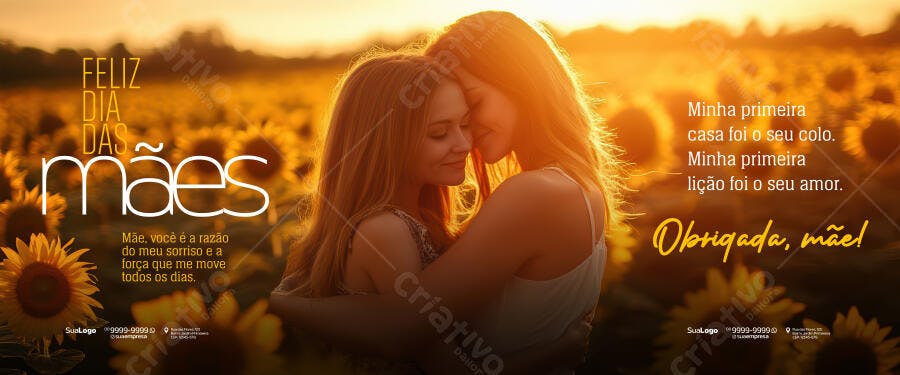 Banner Dia das Mães PSD Editável