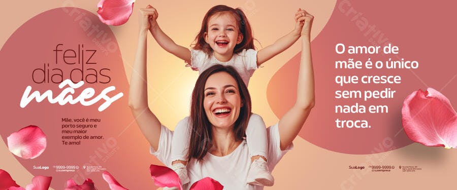 Banner Dia das Mães PSD Editável