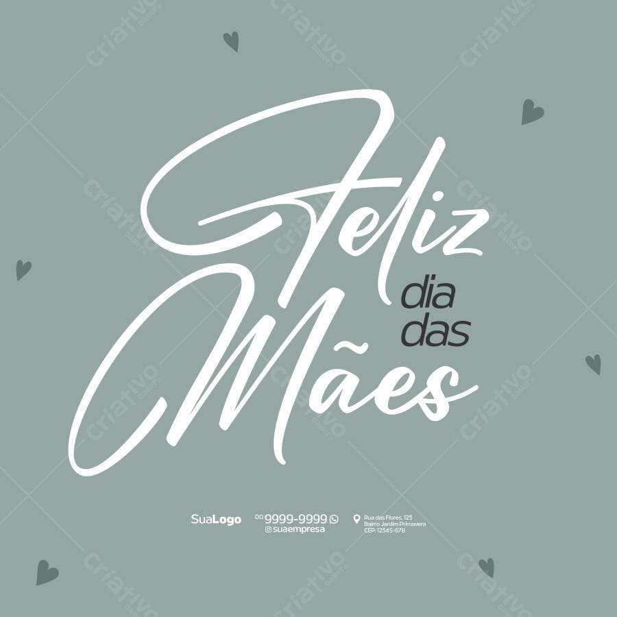 Postagem Dia das Mães PSD Editável