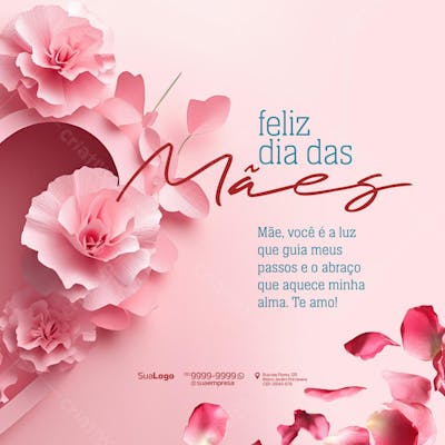 Social Media - Dia das Mães - Criado com IA