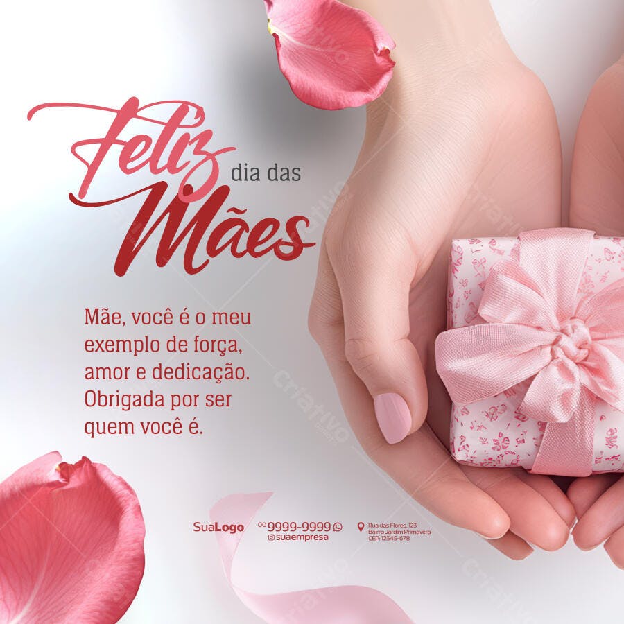 Postagem Dia das Mães PSD Editável