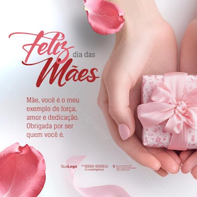 Social Media - Dia das Mães - Criado com IA
