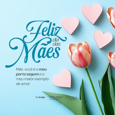 Social Media - Dia das Mães - Criado com IA