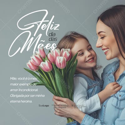 Social Media - Dia das Mães - Criado com IA