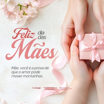 Social Media - Dia das Mães - Criado com IA