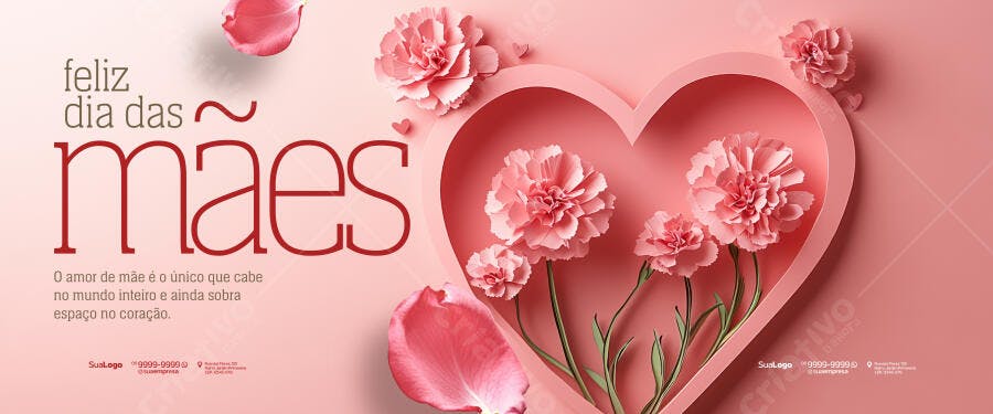 Banner Dia das Mães PSD Editável