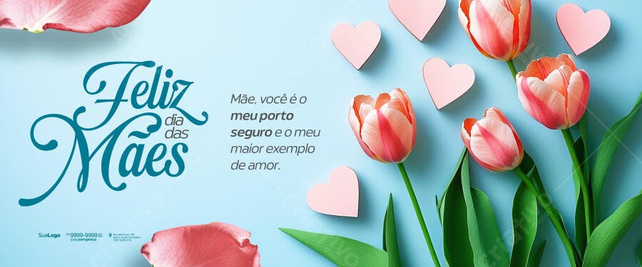 Banner Dia das Mães PSD Editável
