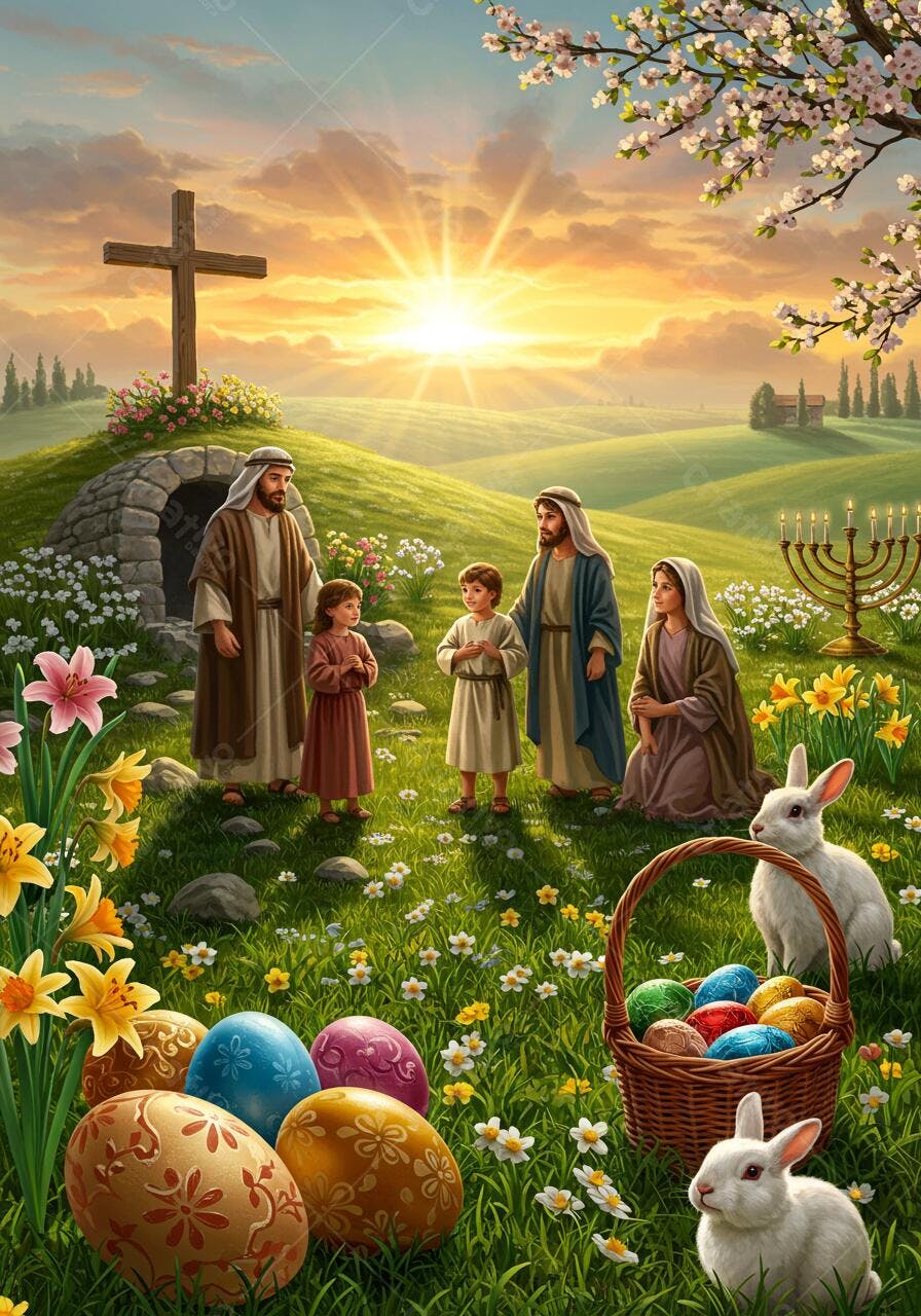 Ressurreição Jesus Família Páscoa