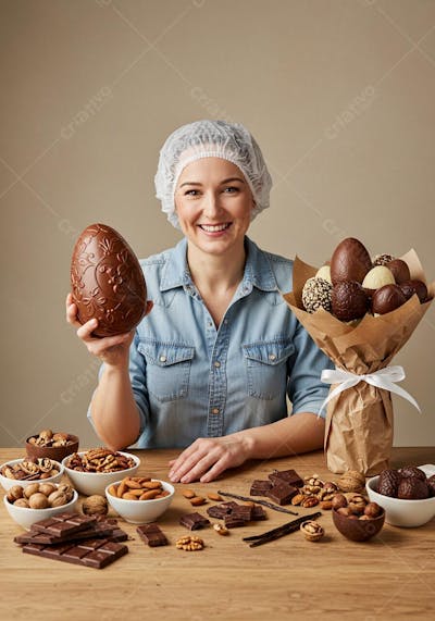 Confeiteira Páscoa Ovos