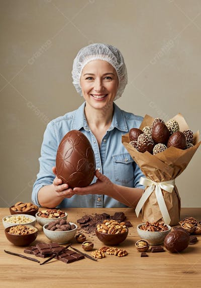 Confeiteira Páscoa Ovos