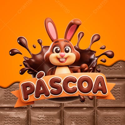 selos 3d de páscoa