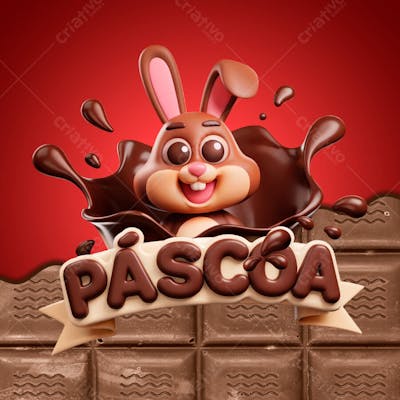 selos 3d de páscoa