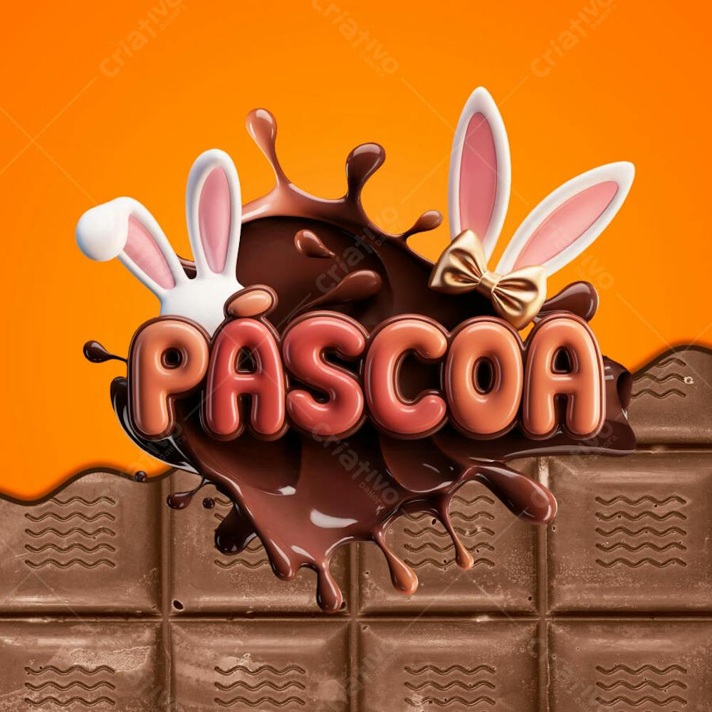 selos 3d de páscoa
