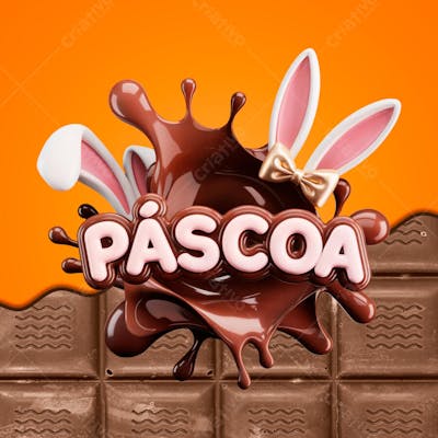 selos 3d de páscoa