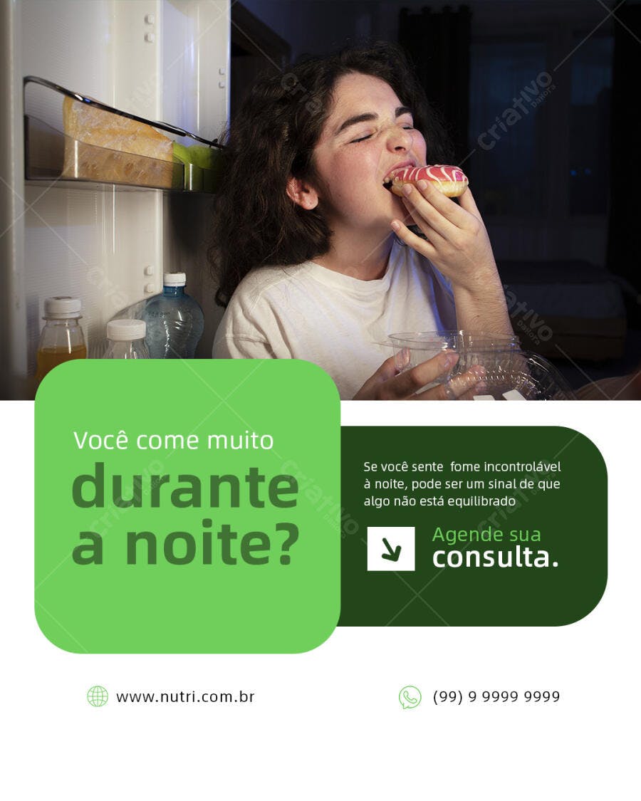 Flyer para Nutricionista PSD Editável