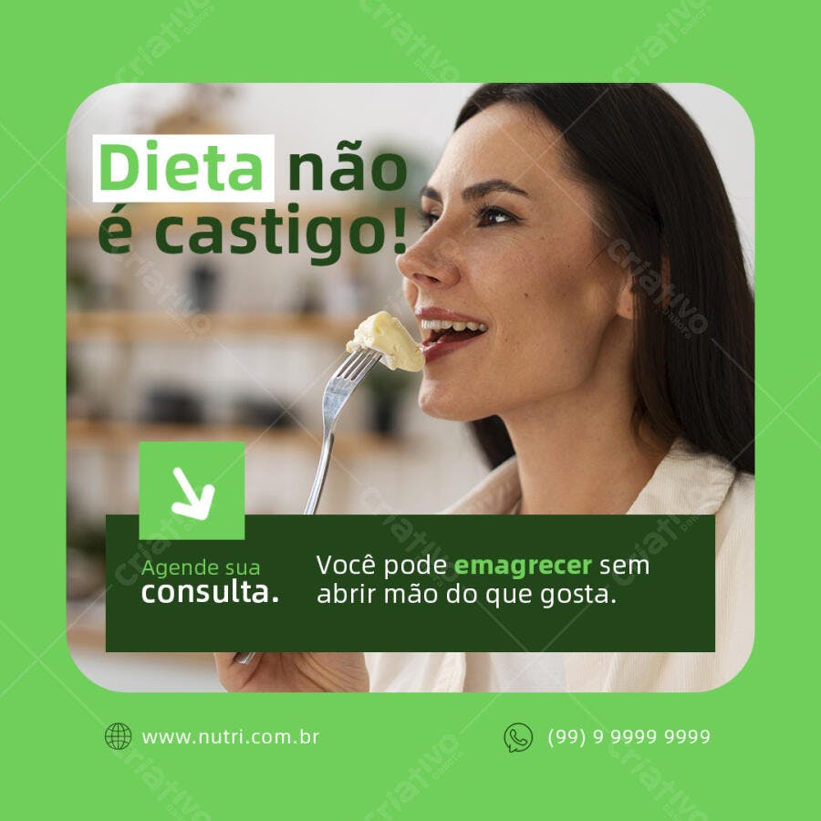 Post para Nutricionista PSD Editável