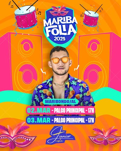 Confirmado 02 e 03Mar Maribondo/AL - Jr. Costa