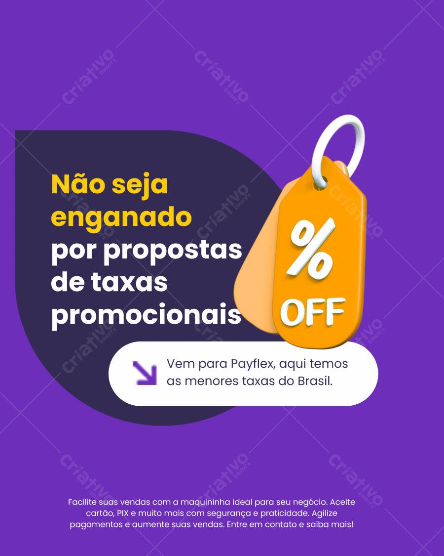 Postagem de Mídias Sociais com Desconto PSD Editável