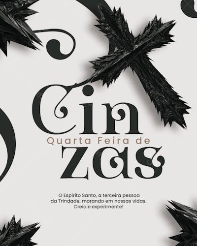 QUARTA FEIRA DE CINZAS SOCIAL MEDIA FEED 