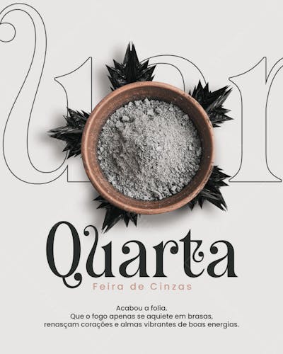 QUARTA FEIRA DE CINZAS SOCIAL MEDIA FEED 