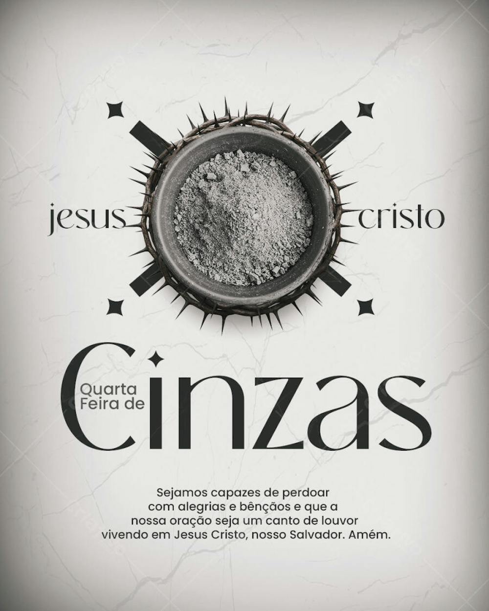 QUARTA FEIRA DE CINZAS SOCIAL MEDIA FEED 