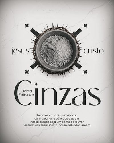 QUARTA FEIRA DE CINZAS SOCIAL MEDIA FEED 