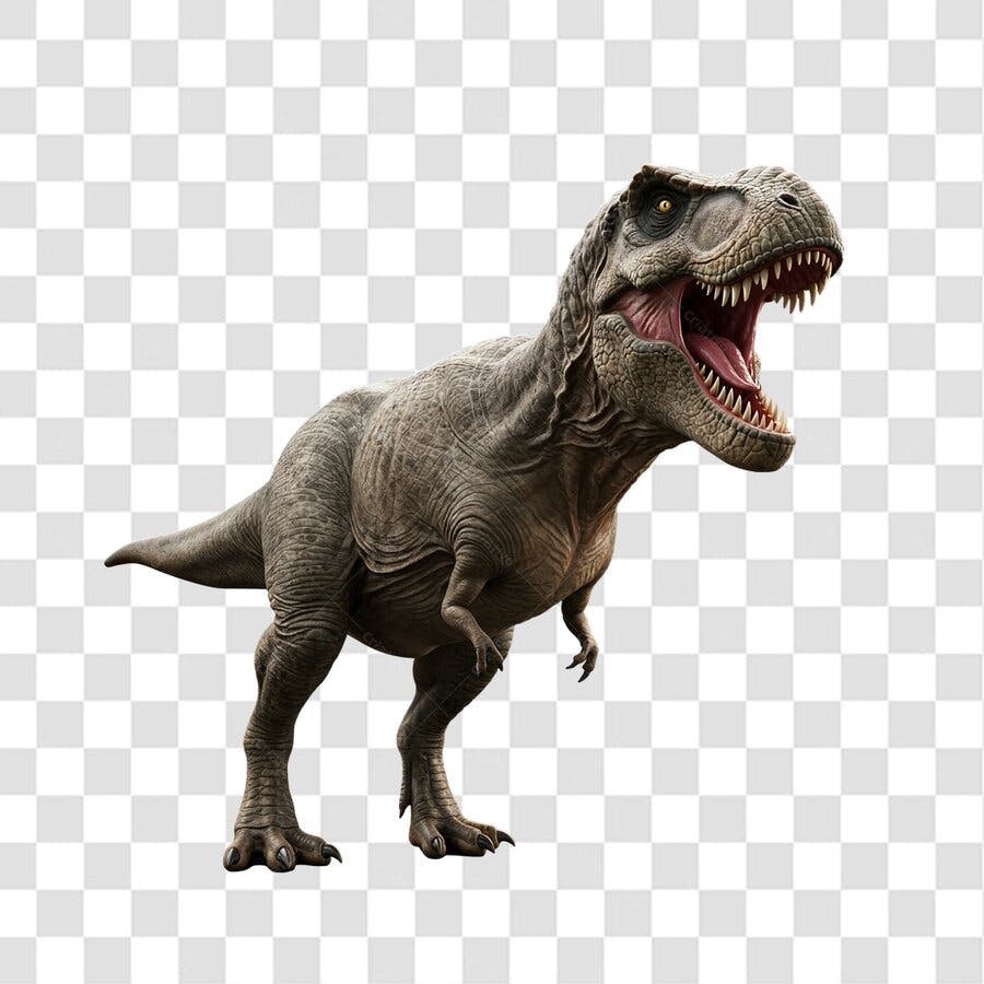 PNG Dinossauro T-Rex para Banner com fundo transparente