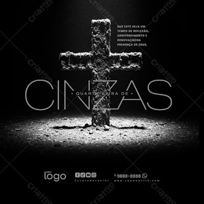 Quarta feira de cinzas